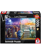 Puzzle New York, Night and Day, 1000 Teile