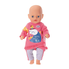 Zapf Creation Little Baby born Outfit 36cm (2) Freizeitoutfit pink