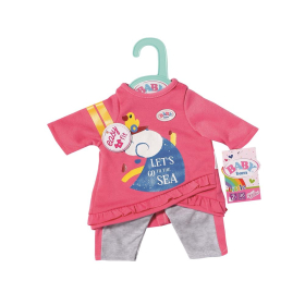 Zapf Creation Little Baby born Outfit 36cm (2) Freizeitoutfit pink