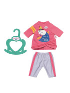 Zapf Creation Little Baby born Outfit 36cm (2) Freizeitoutfit pink