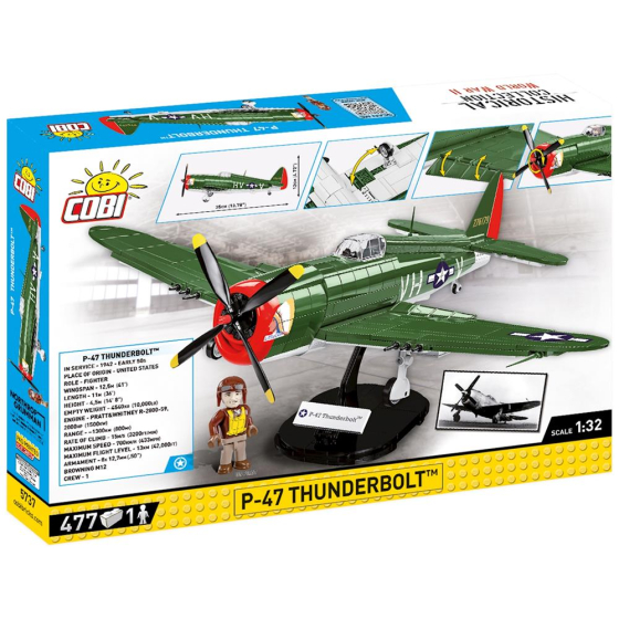 Cobi Militärflugzeug P-47 Thunderbolt / 477 pcs.