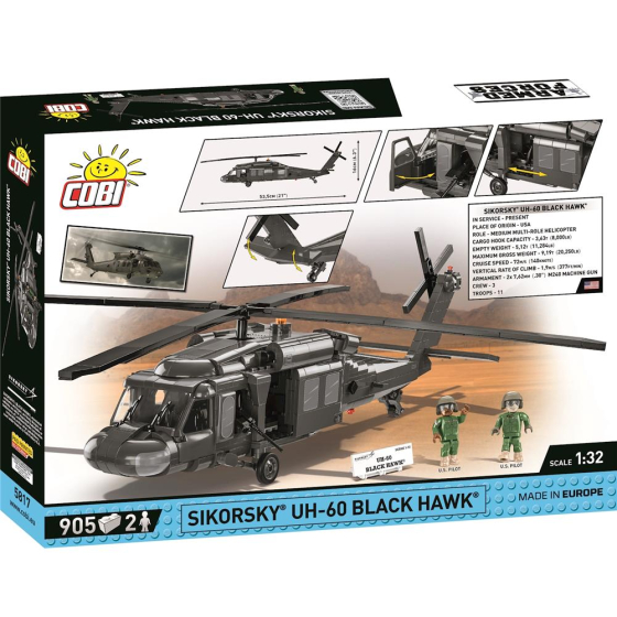 Cobi Helikopter UH-60 Black Hawk / 905 pcs. (Sikorsky S-70)