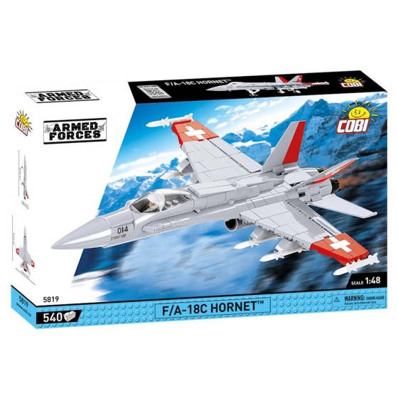 Cobi Kampfjet Boeing F/A-18 Hornet / 540 pcs. Swiss Air Force-Version 1:48