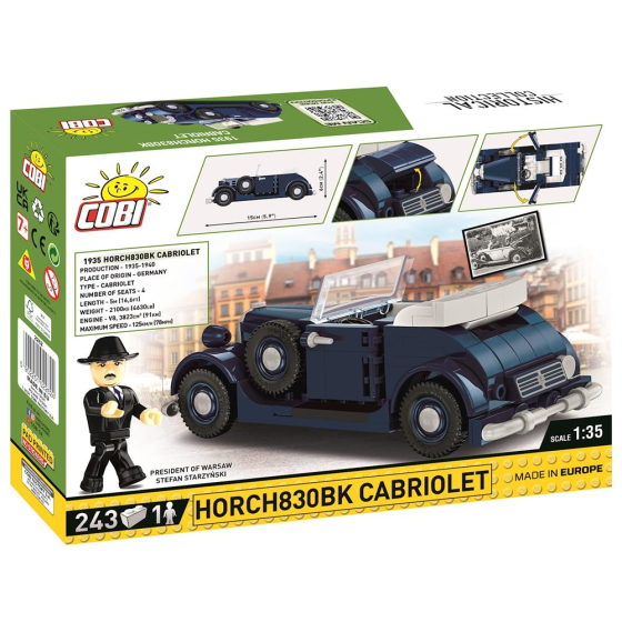 Cobi Oldtimer 1935 Horch 830 Cabrio / 243 pcs.