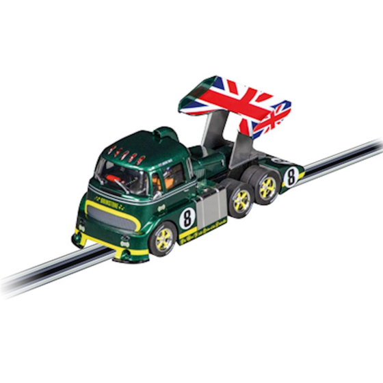 Carrera D132 British Racing Green No.8 Racetruck Cabover