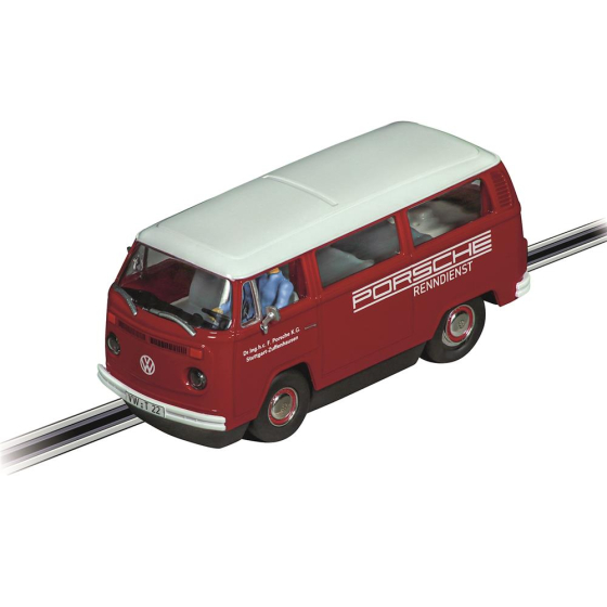 Carrera D132 VW Bus T2b Porsche Rennd.