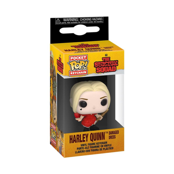 Funko POP Keychain TSS - Harley Damaged Dress