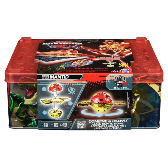 Spin Master Bakugan Revolution Baku-Tin Storage Box & Spielfläche