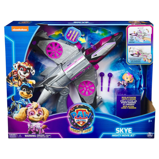 Spin Master Mighty Movie DX Jet Paw Patrol Skye