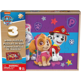 Puzzle Paw Patrol - Holzpuzzle 3er-Set