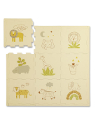 Puzzlematte, Safari Tiere, 0.9 x 0.9 m