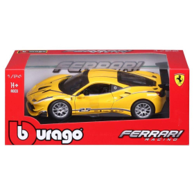 Bburago Ferrari Racing 488 Challenge 1/24 gelb