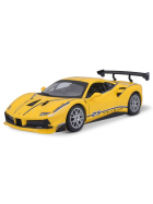 Bburago Ferrari Racing 488 Challenge 1/24 gelb