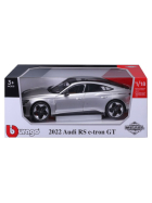 Bburago Audi RS e-tron GT 2022,1:18, silber