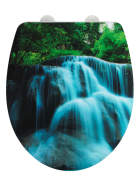 Wenko WC-Sitz Wasserfall Acryl