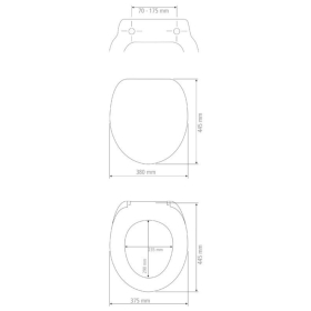 Wenko WC-Sitz Full Bloom Duroplast