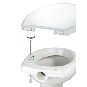 Wenko WC-Sitz Solaro weiss, Easy Close Thermoplast