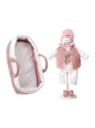 Llorens Puppentragetasche & Strampler rosa 42cm