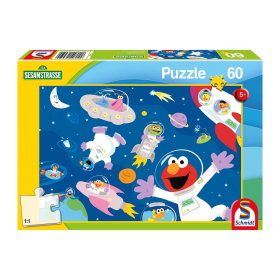 Puzzle Im Weltall, 60 Teile