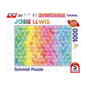 Puzzle Kunterbunte Dreiecke, 1000 Teile