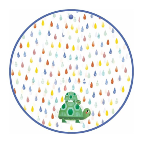 Djeco Regenponcho Schildkröte (80x46cm)