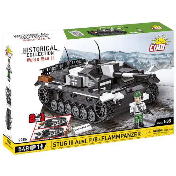 Cobi StuG III Ausf. F/8  / 548 pcs. & Flammpanzer (Sd.Kfz. 142/1)