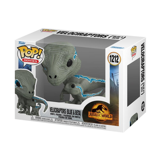 Funko POP Movies JW3 - Velociraptor Blue & Beta