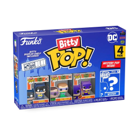 Funko Bitty POP DC 4er Pack, im Thekendisplay