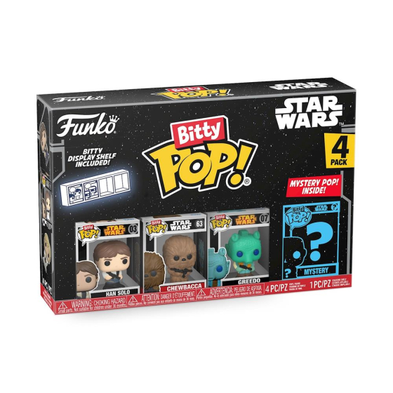 Funko Bitty POP Star Wars A New Hope 4er Pack, im Thekendisplay