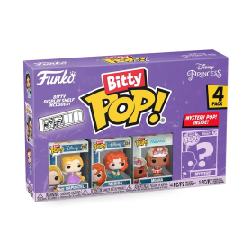 Funko Bitty POP Disney Princesses 4er Pack, im Thekendisplay