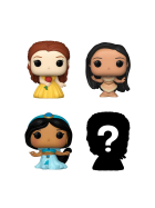 Funko Bitty POP Disney Princesses 4er Pack, im Thekendisplay