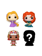 Funko Bitty POP Disney Princesses 4er Pack, im Thekendisplay