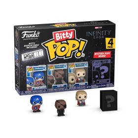 Funko Bitty POP TheAvengers Classics 4er Pack, im Thekendisplay