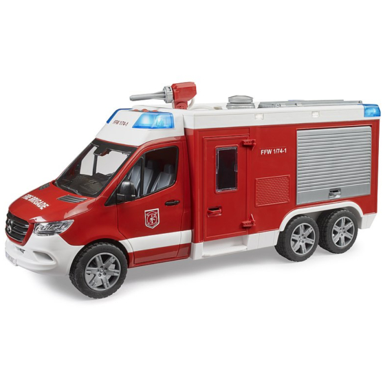 Bruder Mercedes Benz Sprinter Feuerwehrrüstwagen mit Light & Sound Modul