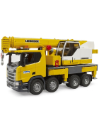 Bruder Scania Super 560R Liebherr Kran-LKW mit Light & Sound Modul