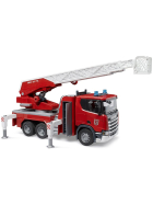 Bruder Scania Super 560R Feuerwehr mit Drehleiter & Wasserpumpe