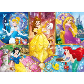 Clementoni Puzzle Brilliant Princess 104 tlg.