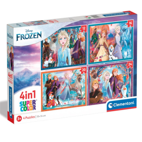 Clementoni Puzzle Frozen 4in1