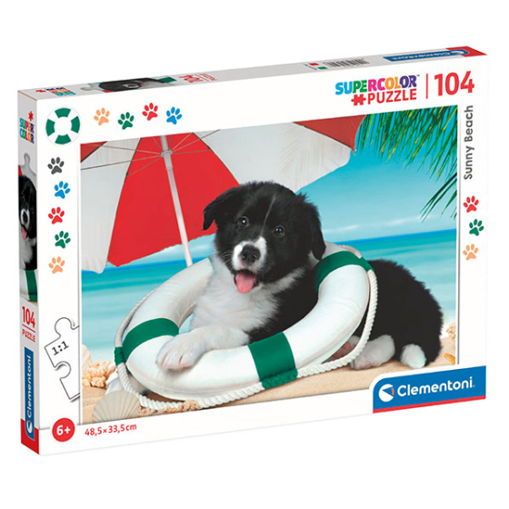 Puzzle Sunny Beach, 104 Teile