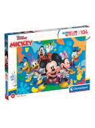 Puzzle Mickey Mouse and Friends, 104 Teile