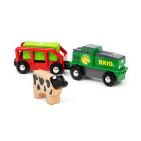 BRIO Farm Battery Train