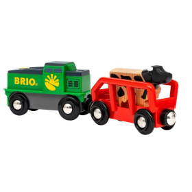 BRIO Farm Battery Train