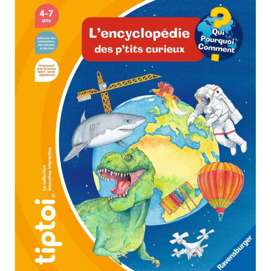 Ravensburger tiptoi® Lencyclopédie des ptits curieu