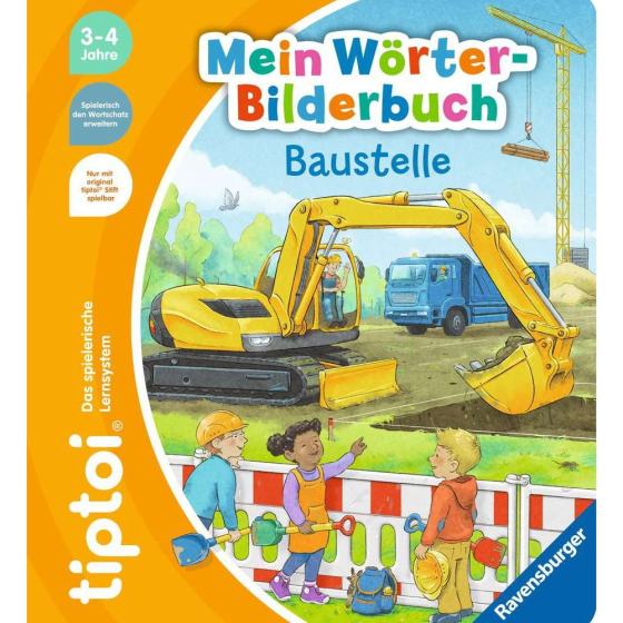 Ravensburger tiptoi® Mein Wörter-Bilderbuch Baustelle