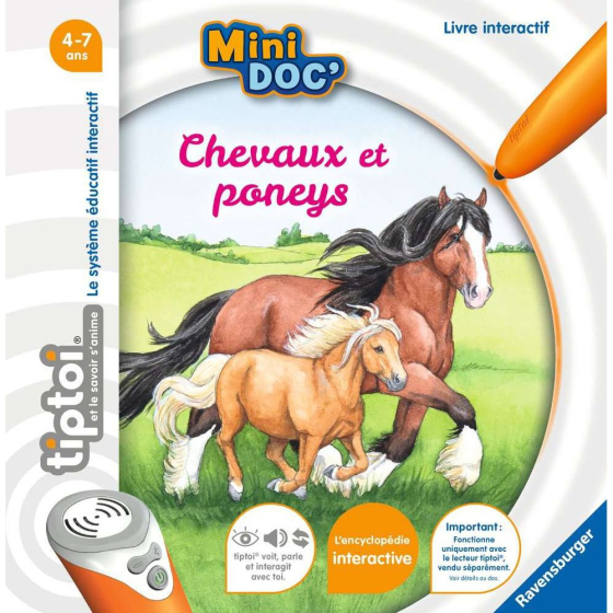 Ravensburger tiptoi® Mini Doc Chevaux et poneys