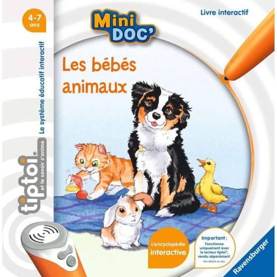 Ravensburger tiptoi® Mini Doc Les bébés animaux