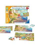 Ravensburger tiptoi® Puzzle für kleine Entdecker: Dinosaurier