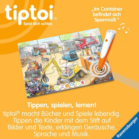 Ravensburger tiptoi® Puzzle für kleine Entdecker: Müllabfuhr