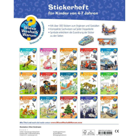 Ravensburger Wieso? Weshalb? Warum? Stickerheft: Einsatzfahrzeuge