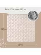 Hakuna Matte Krabbeldecke, Hygge, 1.27 x 1.27 m, Beige